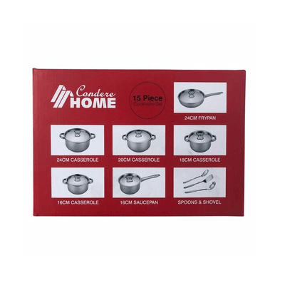 Condere - 15pc Cookware Set