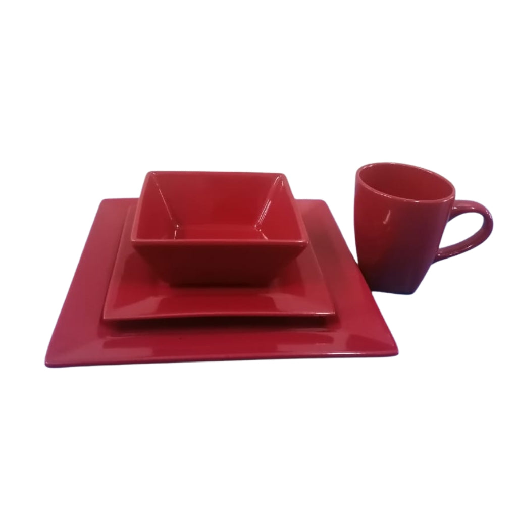 Dinner Sets  - 16pc Square Edge