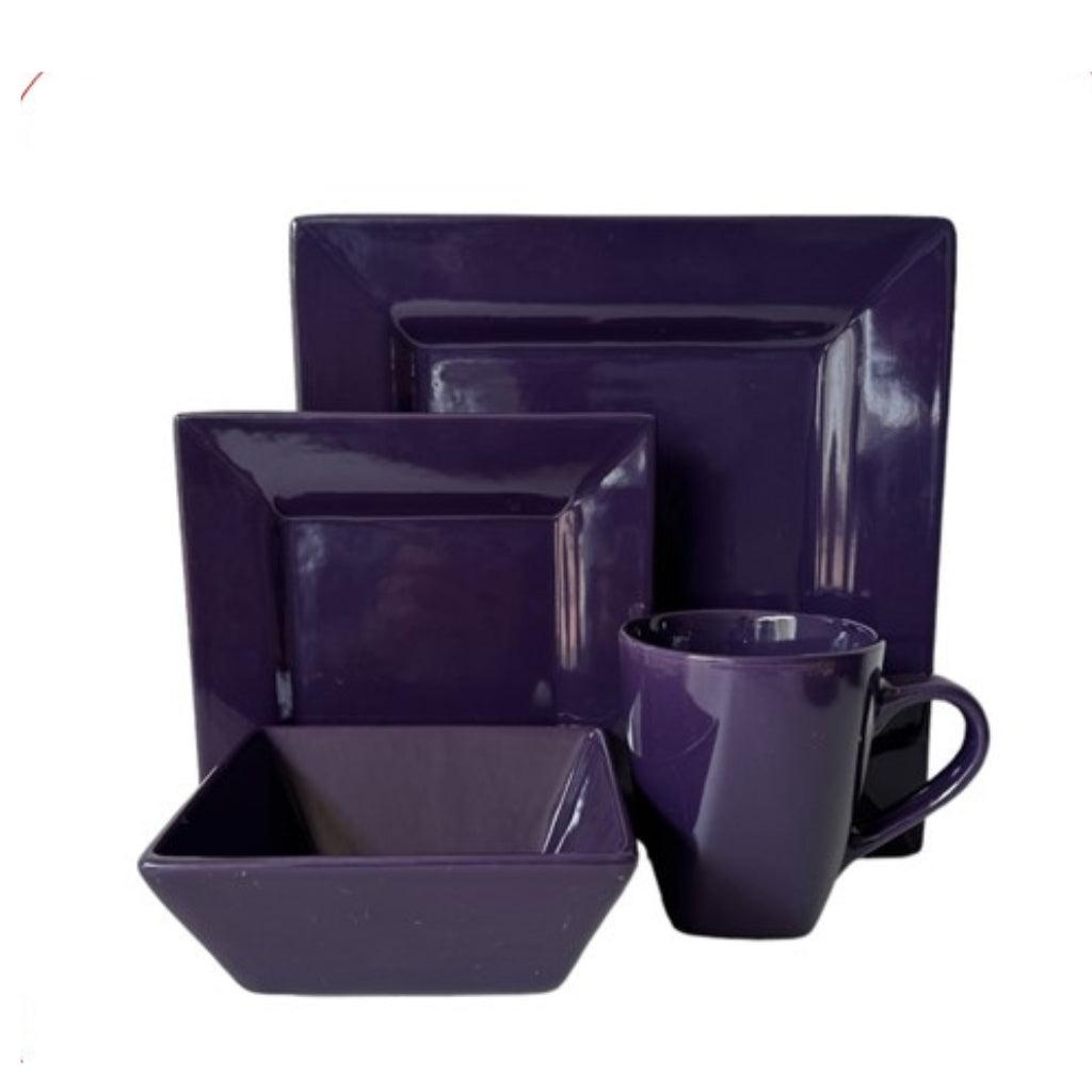 Dinner Sets  - 16pc Square Edge