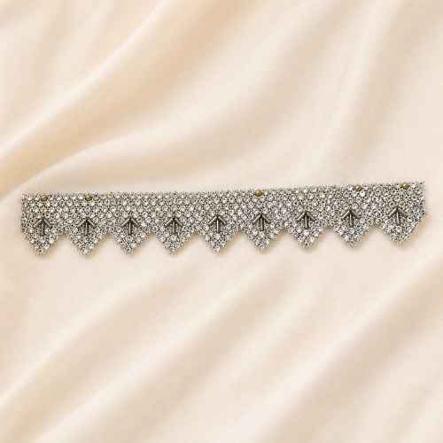 Trims - Marrakesh - Elite Diamanté Point Border - 22mm