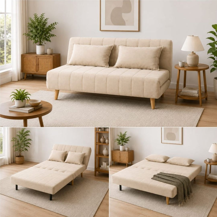 Sofa Bed - Armless Foldable - 118cm