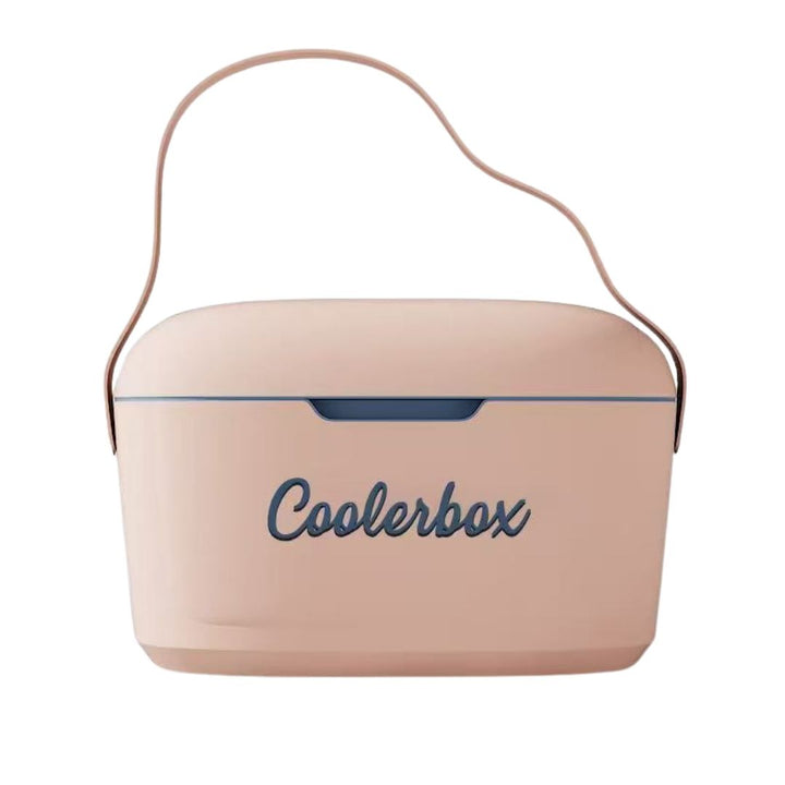 Portable Cooler Box with Leather Strap Handles - 20L