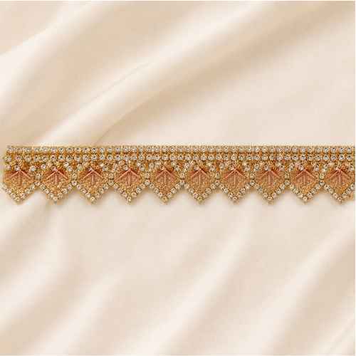 Trims - Marrakesh - Elite Diamanté Point Border - 22mm