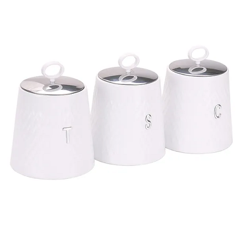 Canister Sets - 3 Pcs Waves Sets