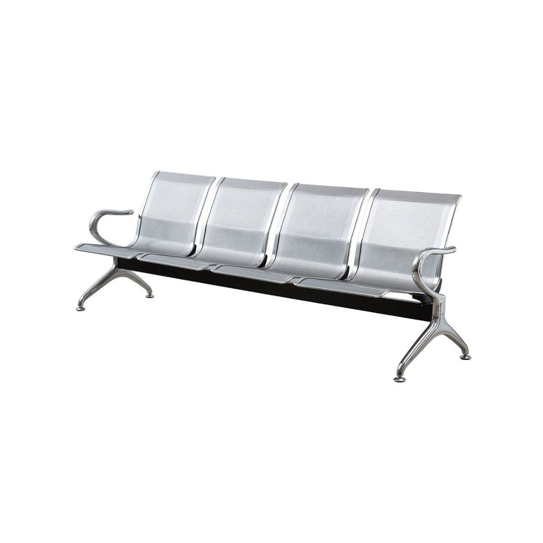 Seating Steel Bench - Silver