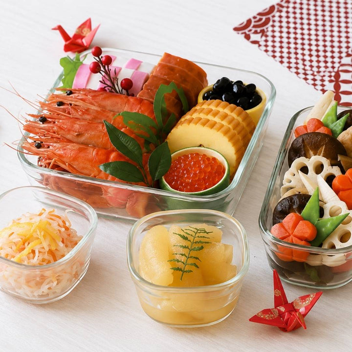 Glass Container Set - 4 Pc
