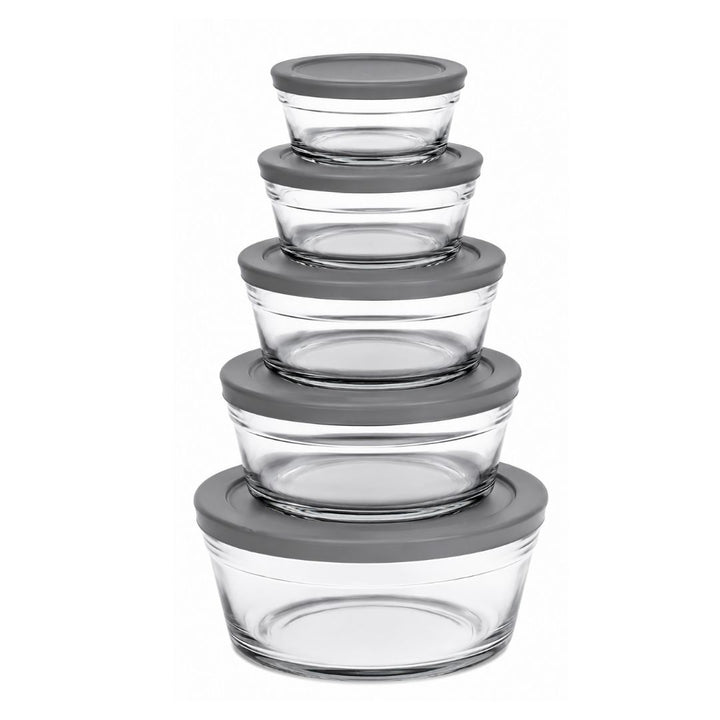 Glass Food Container Set - 5 Pc