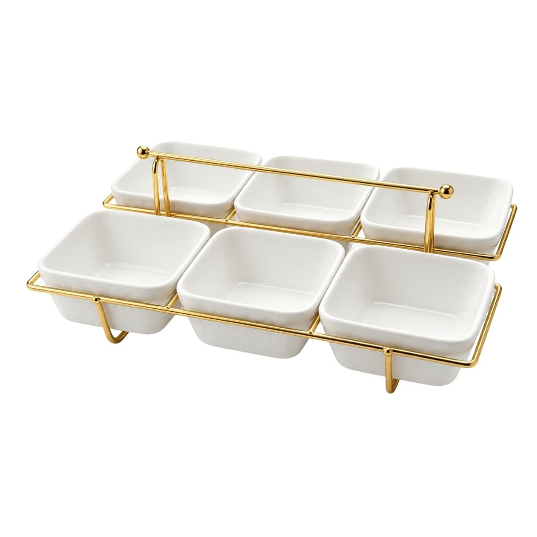 Sauce Bowls - 6 Bowl Buffet Serving Set
