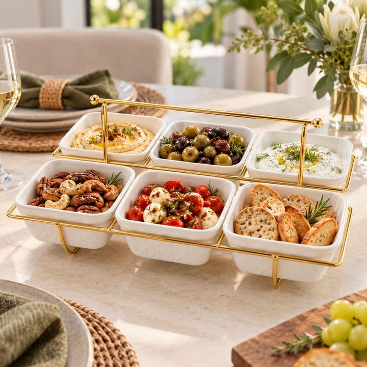 Sauce Bowls - 6 Bowl Buffet Serving Set