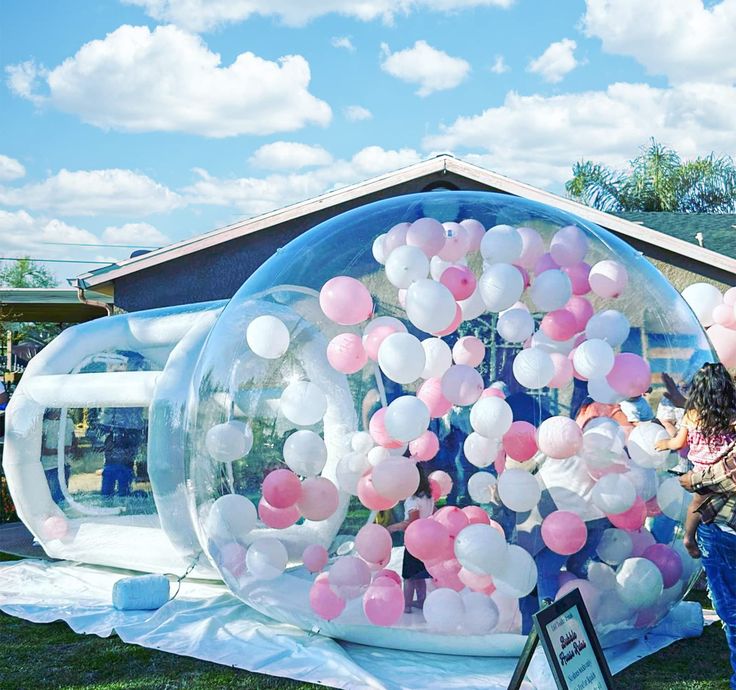 Inflatable Bubble Balloon Jumping Castle