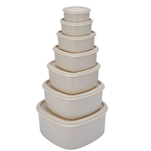 Square Container Set-7 Piece Kitchen Storage