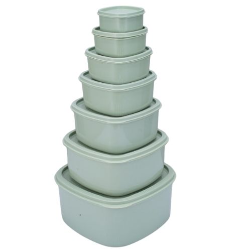 Square Container Set-7 Piece Kitchen Storage