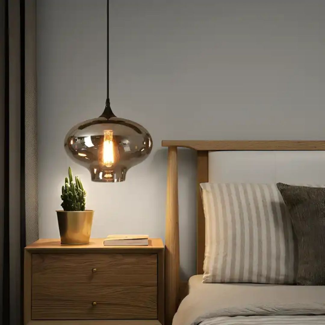 Pendant Light - Anaar Smoked Glass