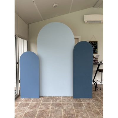 Three-Piece Wooden Arch Backdrop for Events