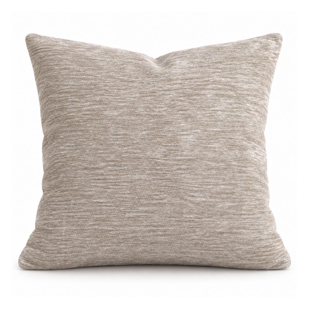 Scatter Cushion - Chenille Beige