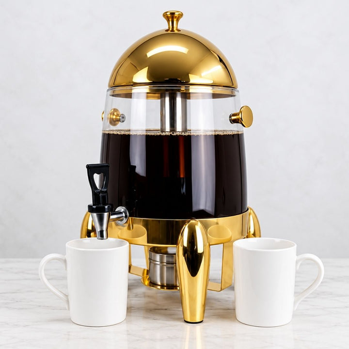 Beverage Dispenser - Hot &amp; Cold with Burner - 12L