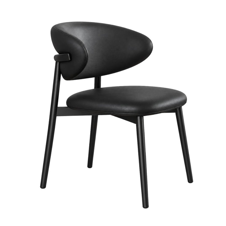 Dining Chair - Black Nova Upholstered