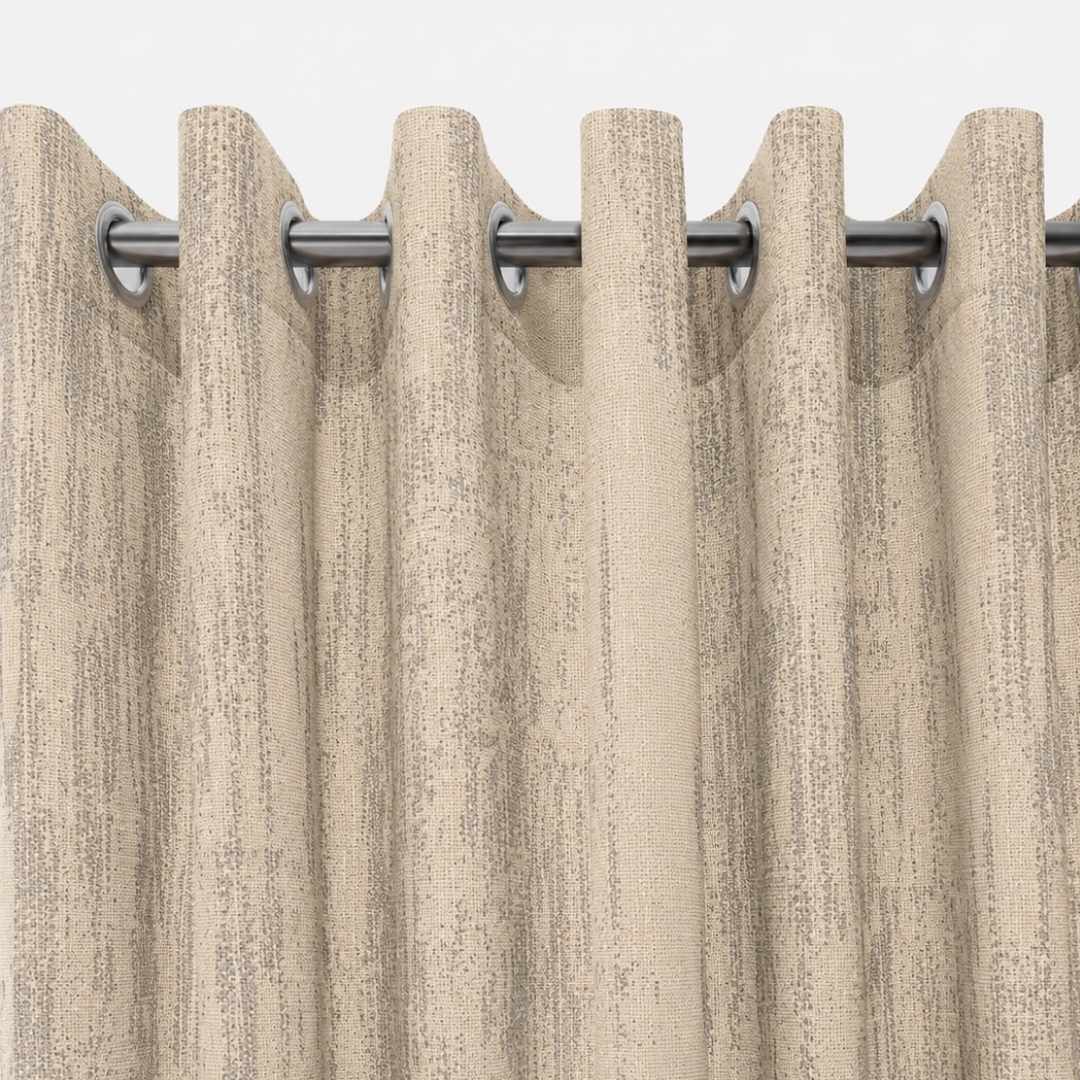 Brush Stroke Lined Eyelet - Ready Made Curtains