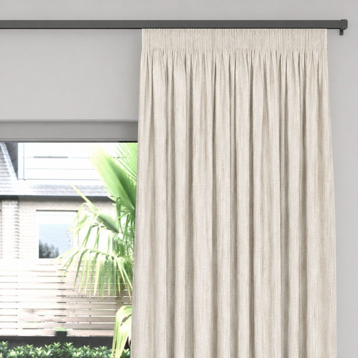 Brush Stroke Lined Taped - Ready Made Curtains