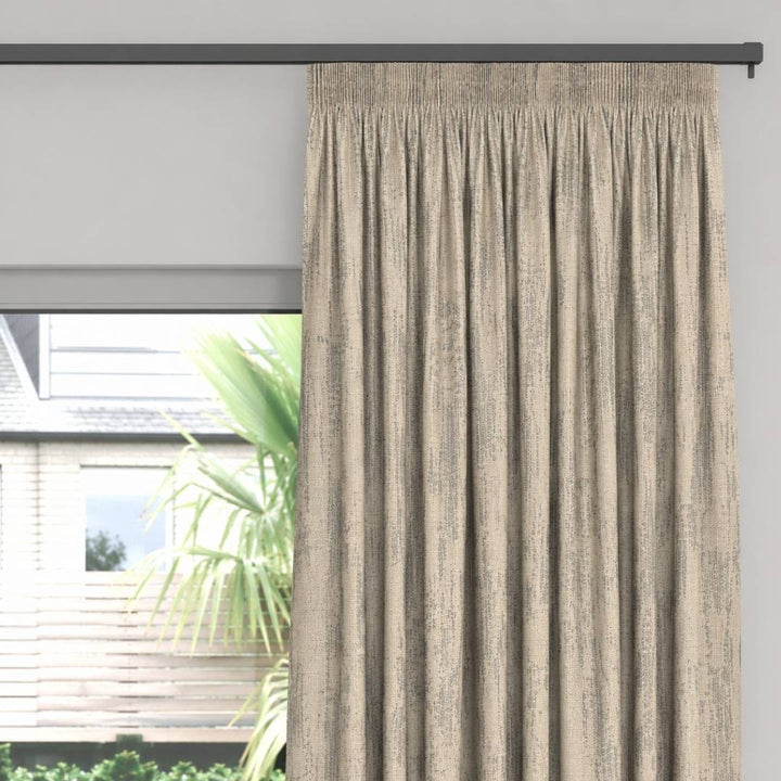 Brush Stroke Lined Taped - Ready Made Curtains