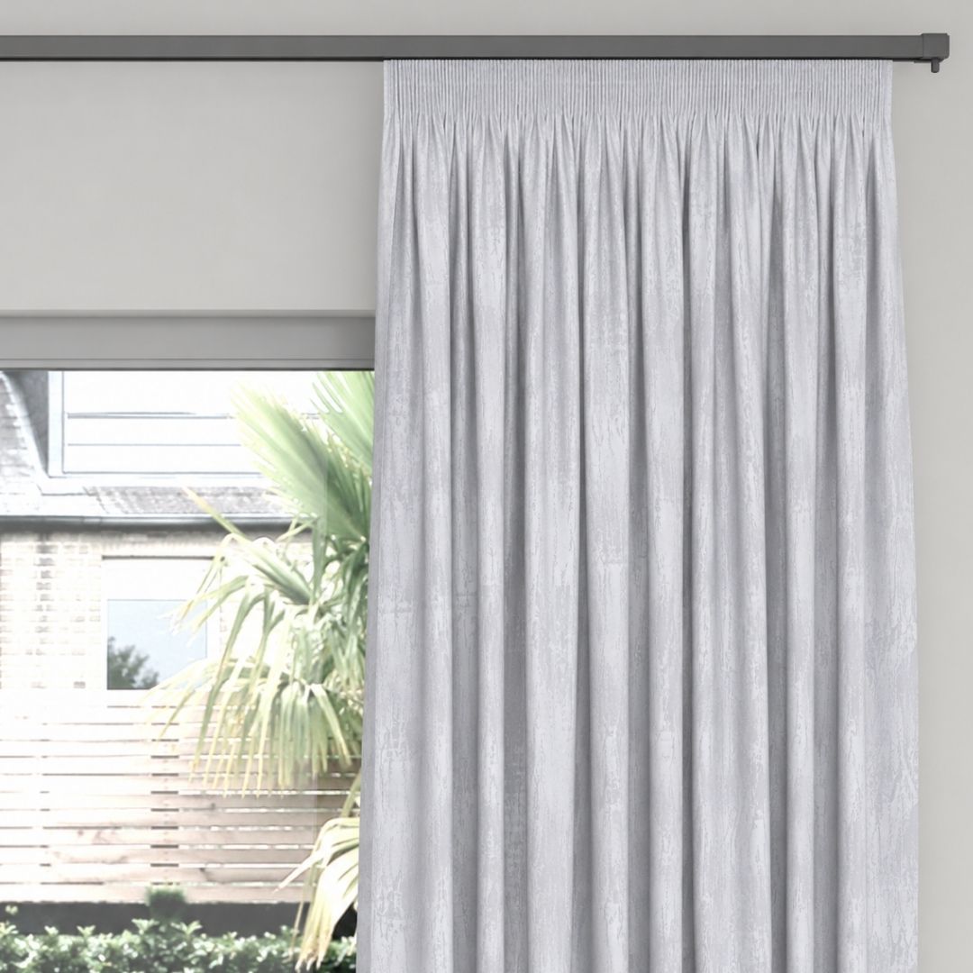 Brush Stroke Lined Taped - Ready Made Curtains