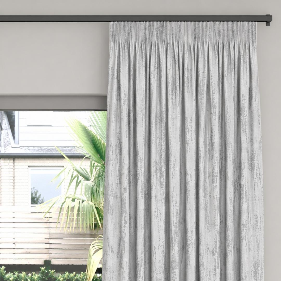 Brush Stroke Lined Taped - Ready Made Curtains