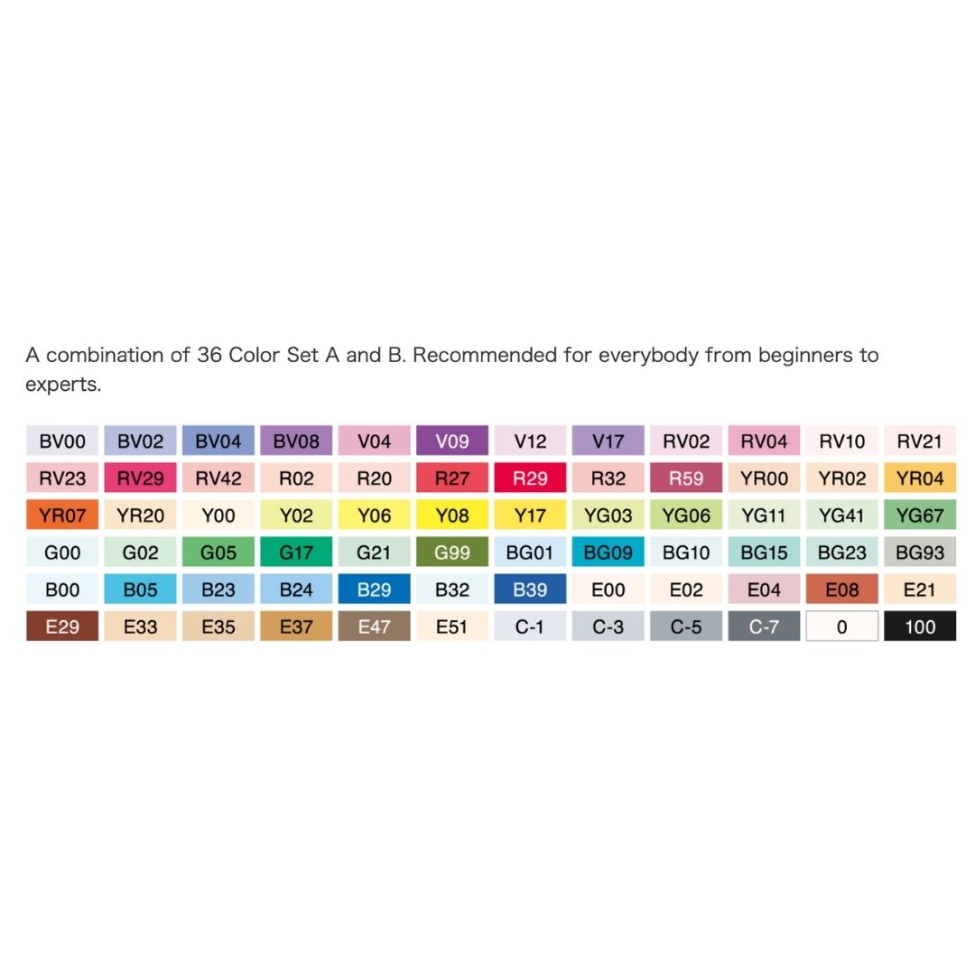 Copic - Ciao Marker Set - 72 Pc