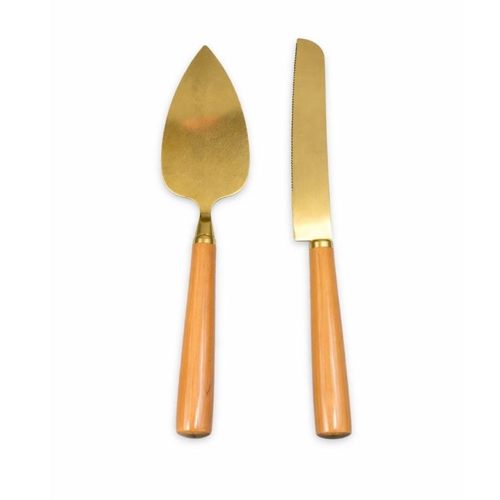 Cake Knife and Server Set - 2pcs