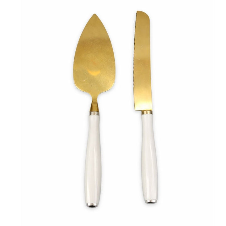 Cake Knife and Server Set - 2pcs