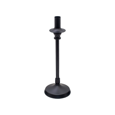 Candle Stands - Pillar black candle holder