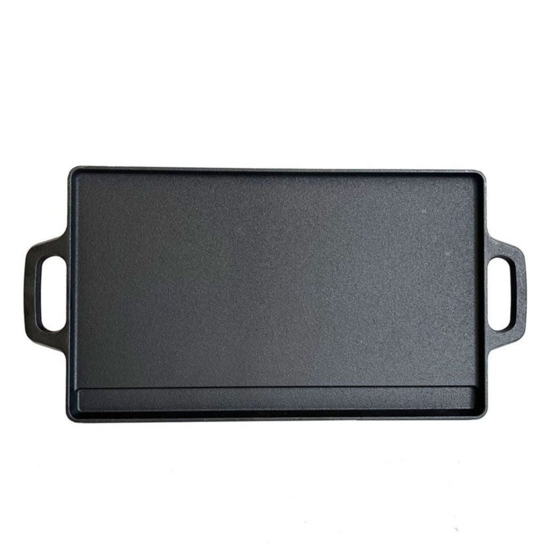 Cast Iron Griddle Pan - Reversible