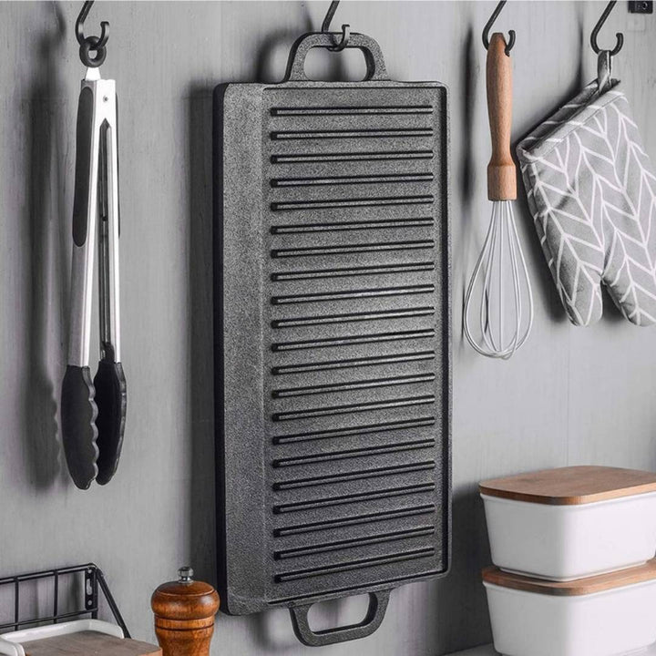 Cast Iron Griddle Pan - Reversible
