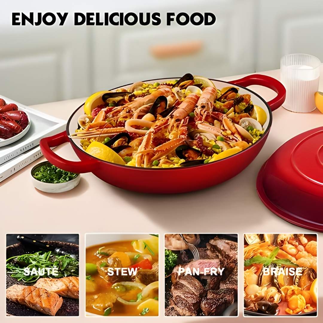 Cast Iron Saucepan - 30cm