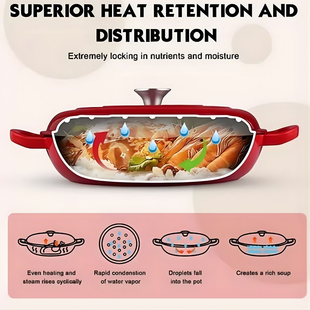 Cast Iron Saucepan - 30cm