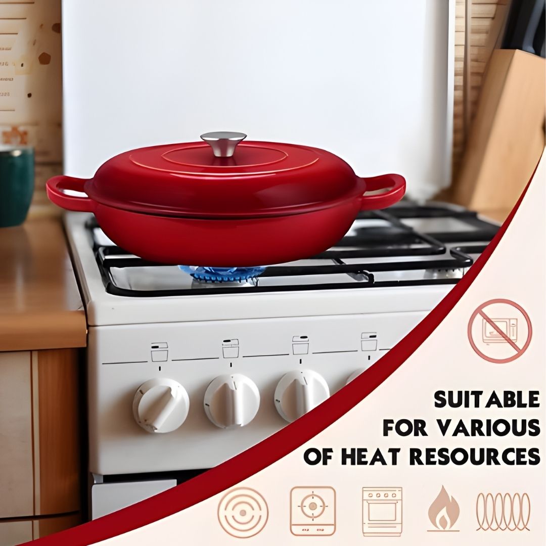 Cast Iron Saucepan - 30cm