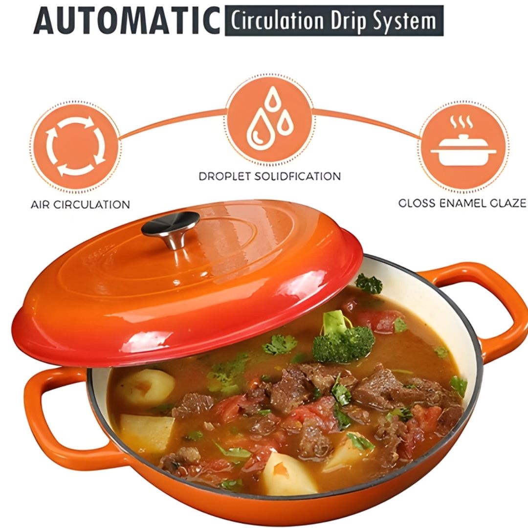 Cast Iron Saucepan - 30cm