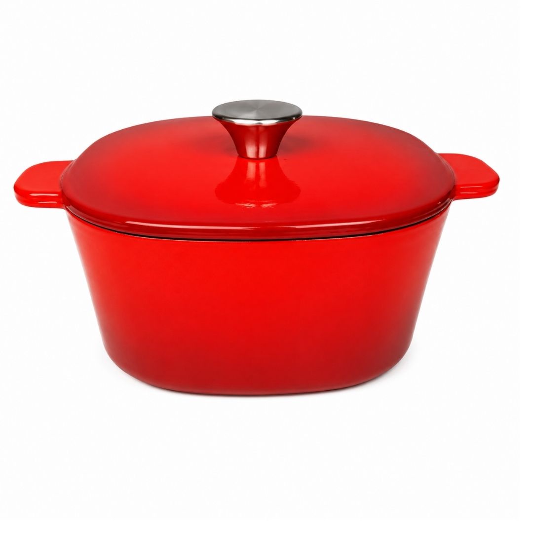 Continental - Square Cast Iron Casserole Pot