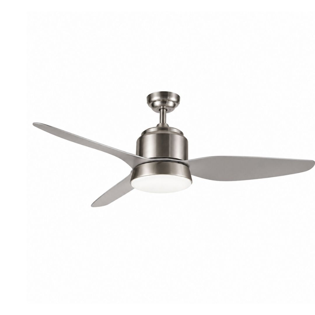 Ceiling Fan - Satin 3 Blade with Light - 122cm