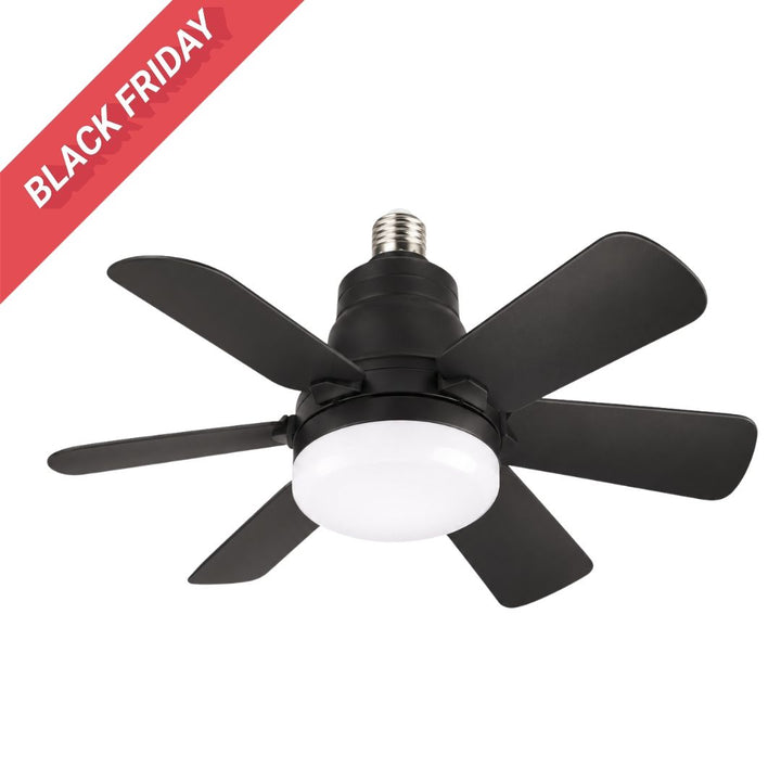Ceiling Fan - Mini with LED Light – 52cm