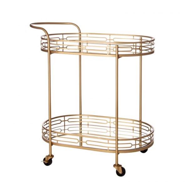 Server Trolley - Celene 2 Tier - Gold – Ahmeds Textiles