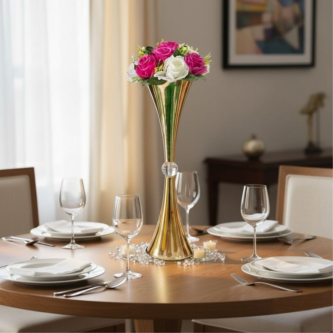 Centerpiece - Trumpet Gem Vase