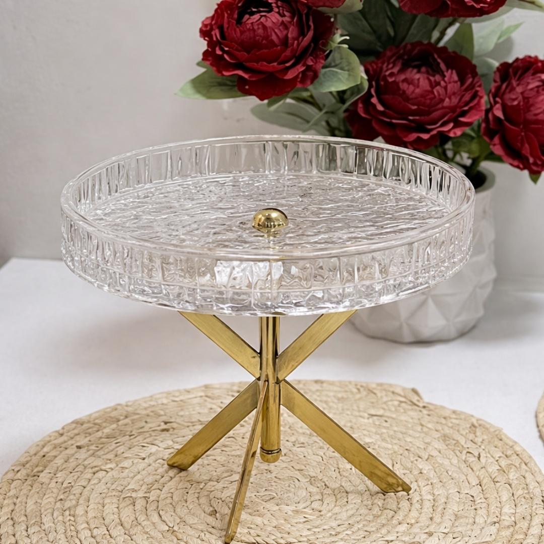 Centerpiece - Fruit Bowl Stand – Gold Base