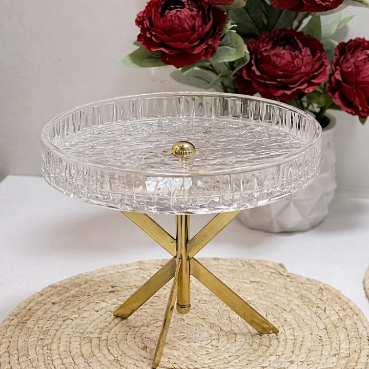 Centerpiece - Fruit Bowl Stand – Gold Base