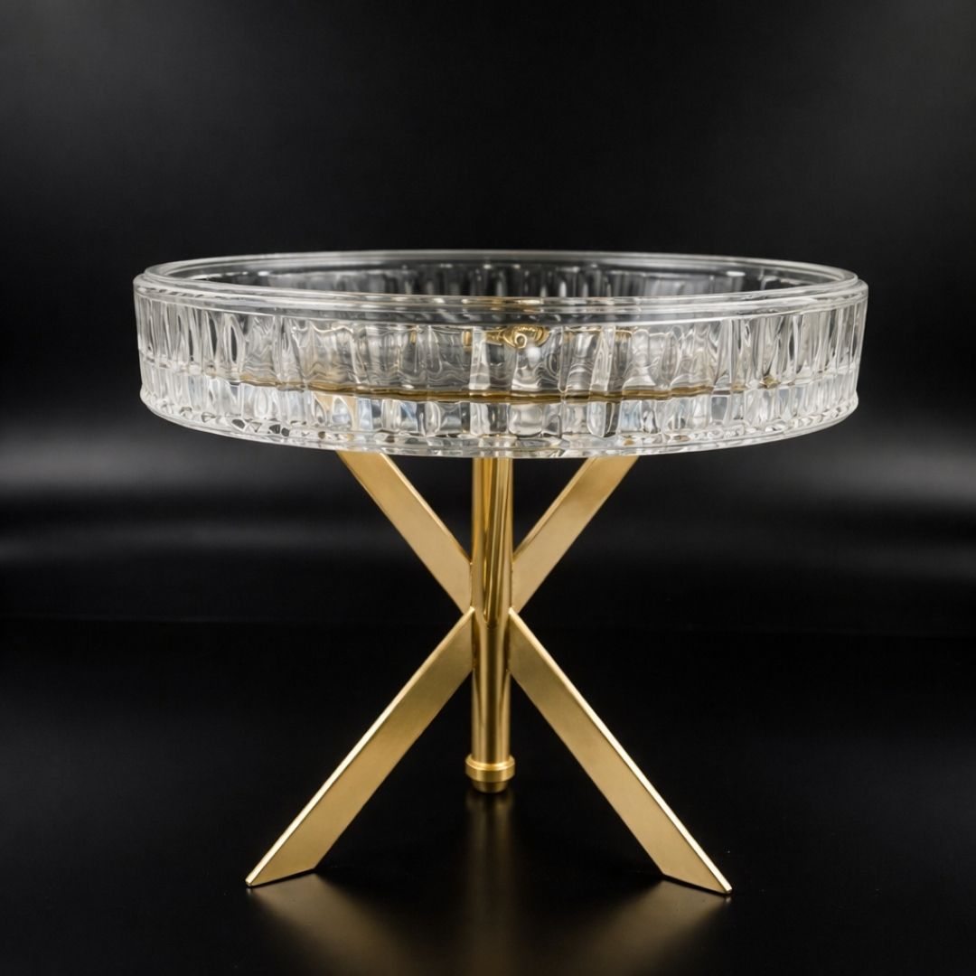 Centerpiece - Fruit Bowl Stand – Gold Base
