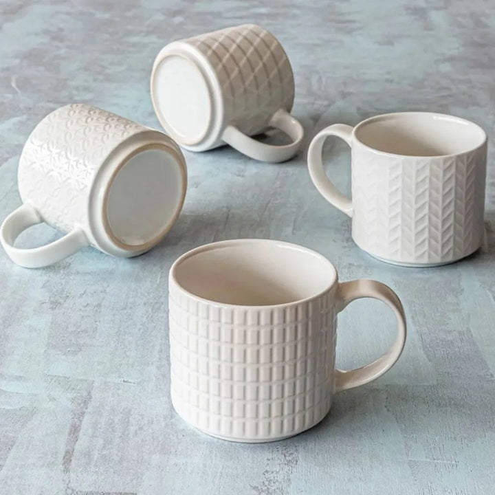 White Non-Slip Design Mug - 500 ml