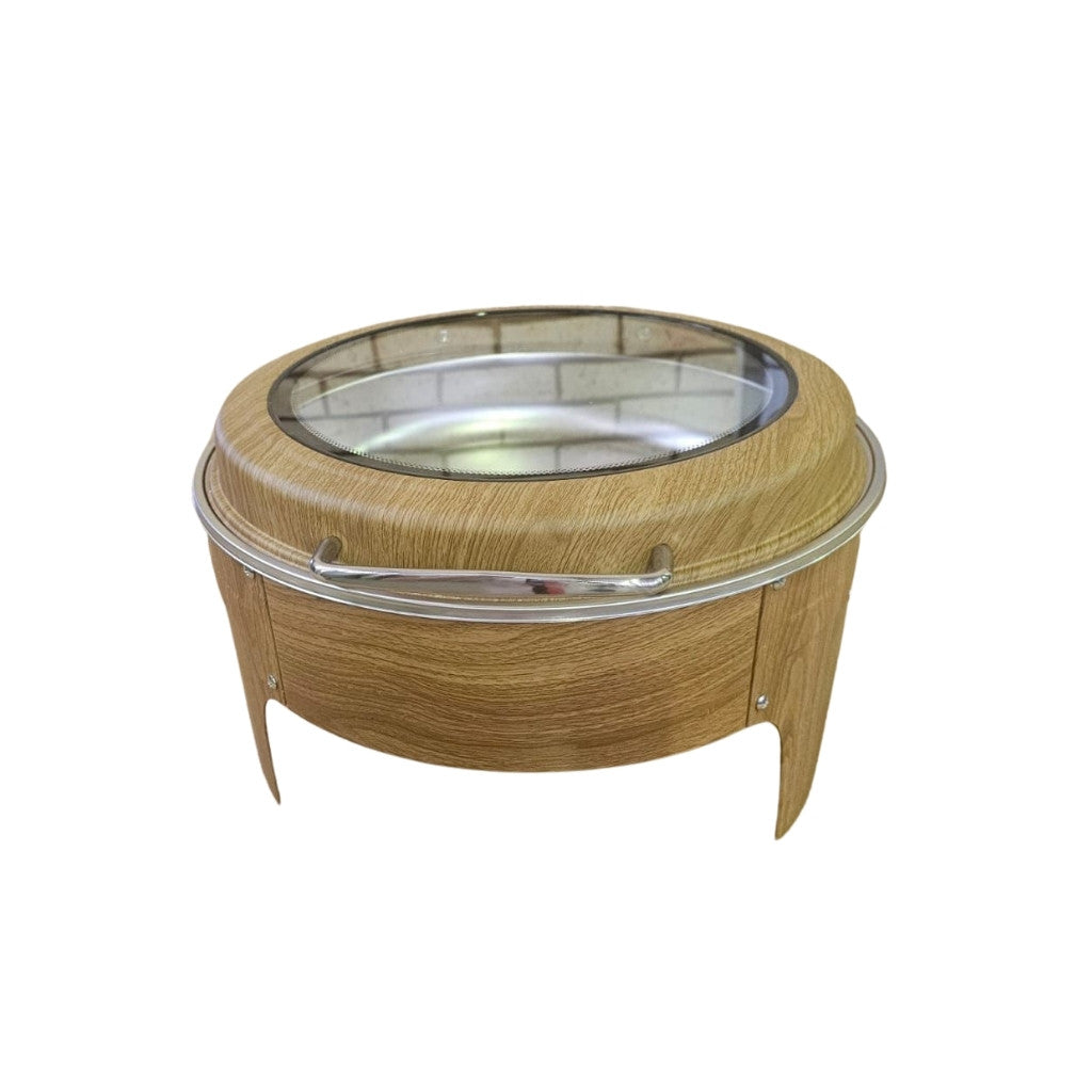 Chafing Dish - Flat Top Wood Look