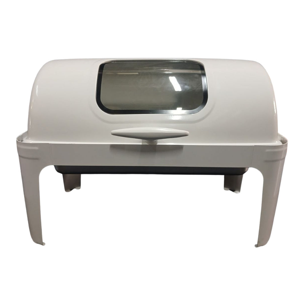 Chafing Dish - Roll Top With Window White