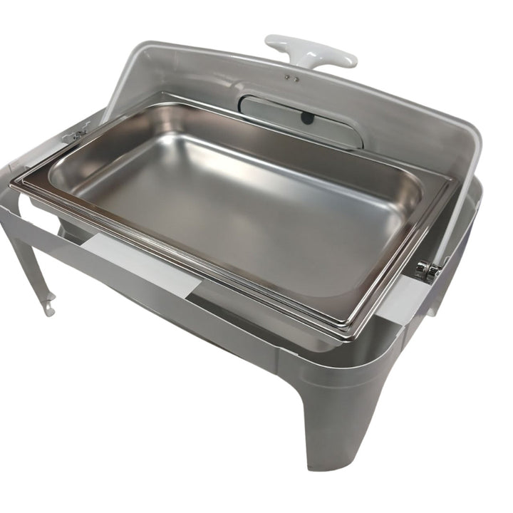 Chafing Dish - Roll Top With Window White