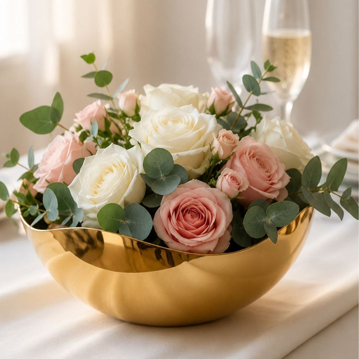 Decor Serving Bowl - Chalice - Gold