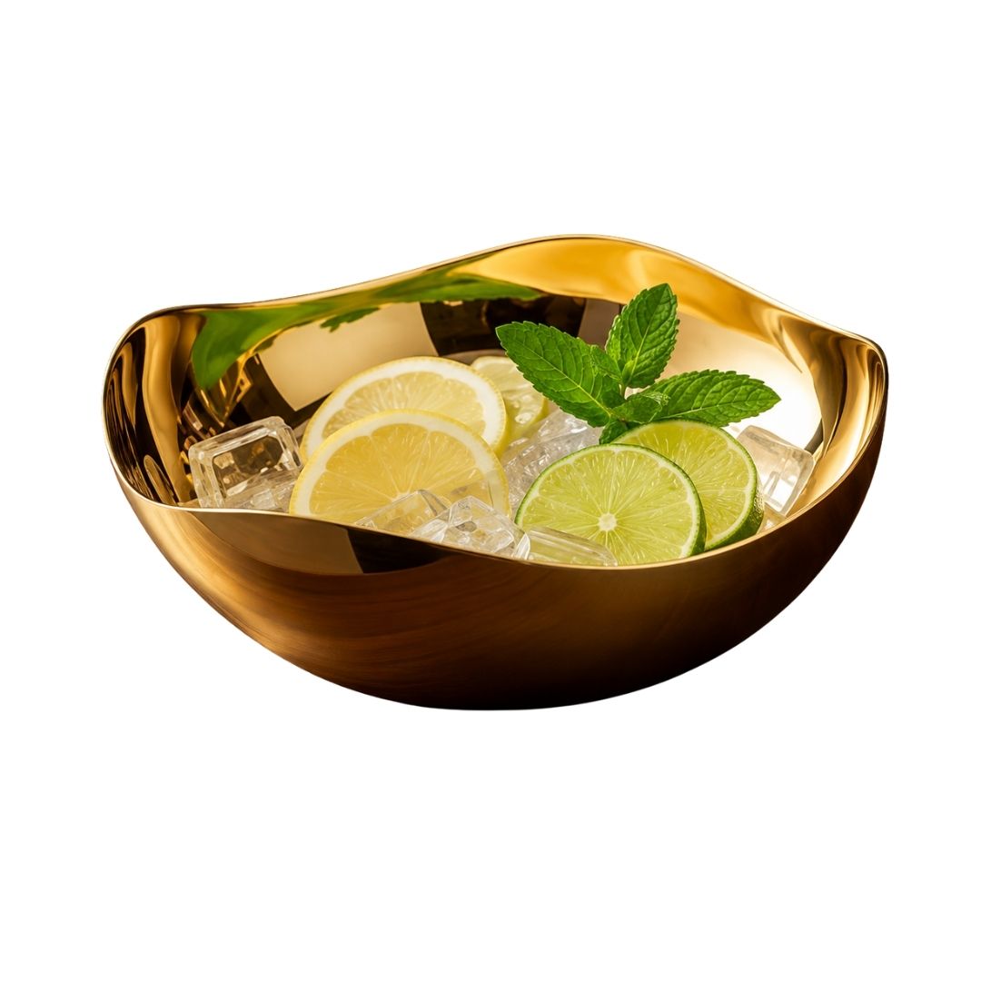 Decor Serving Bowl - Chalice - Gold